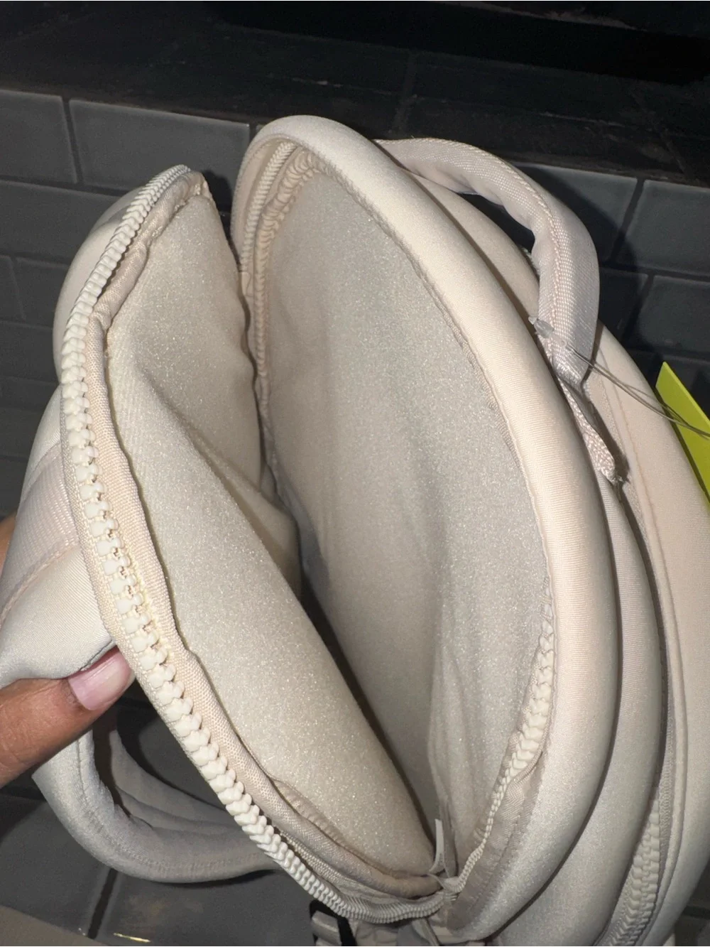 All in Motion 14L Faux Neoprene Backpack - Tan: Water-Resistant Knit - NWT